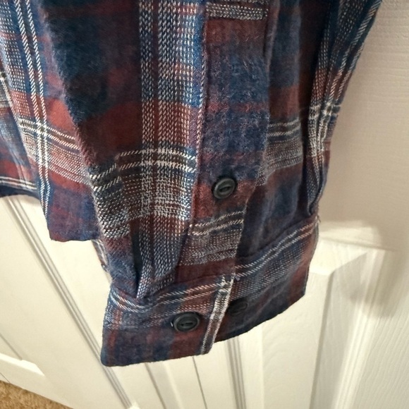 Weatherproof Vintage Men's Cotton blend Long Sleeve Flannel Plaid Shirt Size XXL - Picture 6 of 10